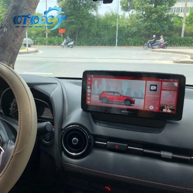 Màn hình Android GOTECH theo xe Mazda 2 2016 - 2024 – 2 Hệ Điều Hành 