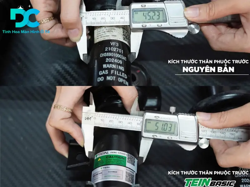Phuộc giảm xóc TEIN dành cho Vinfast VF3