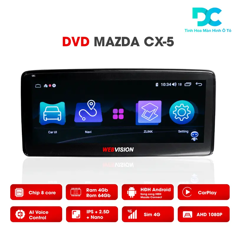 Màn hình ô tô DVD Webvision Mazda CX-5