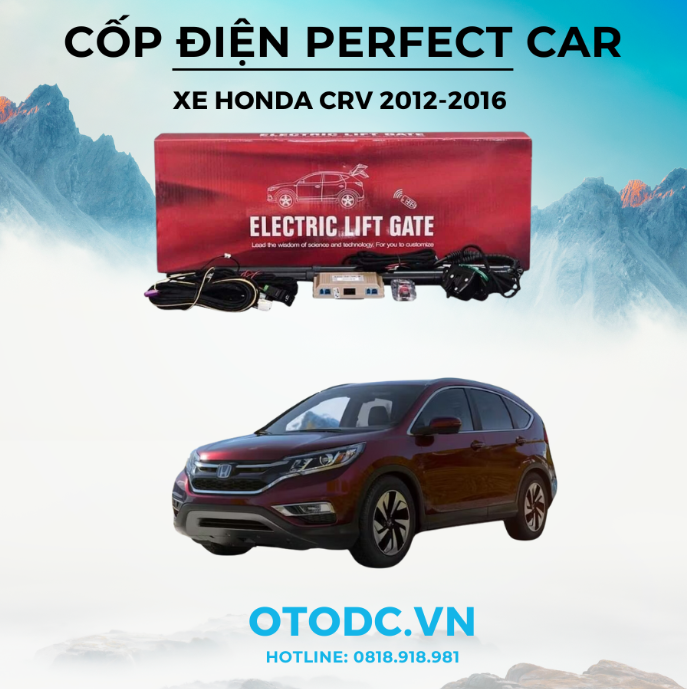 Cốp Điện Xe Honda Crv 2012-2016 Hiệu Perfect Car 