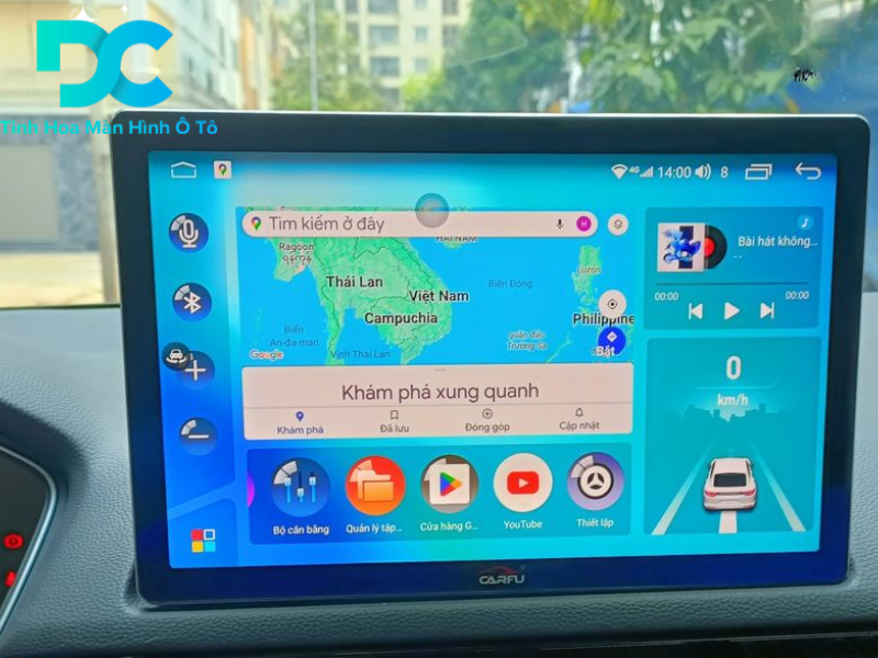 Quy trình lắp đặt màn hình ô tô cho xe Toyota Hiace tại OTO DC