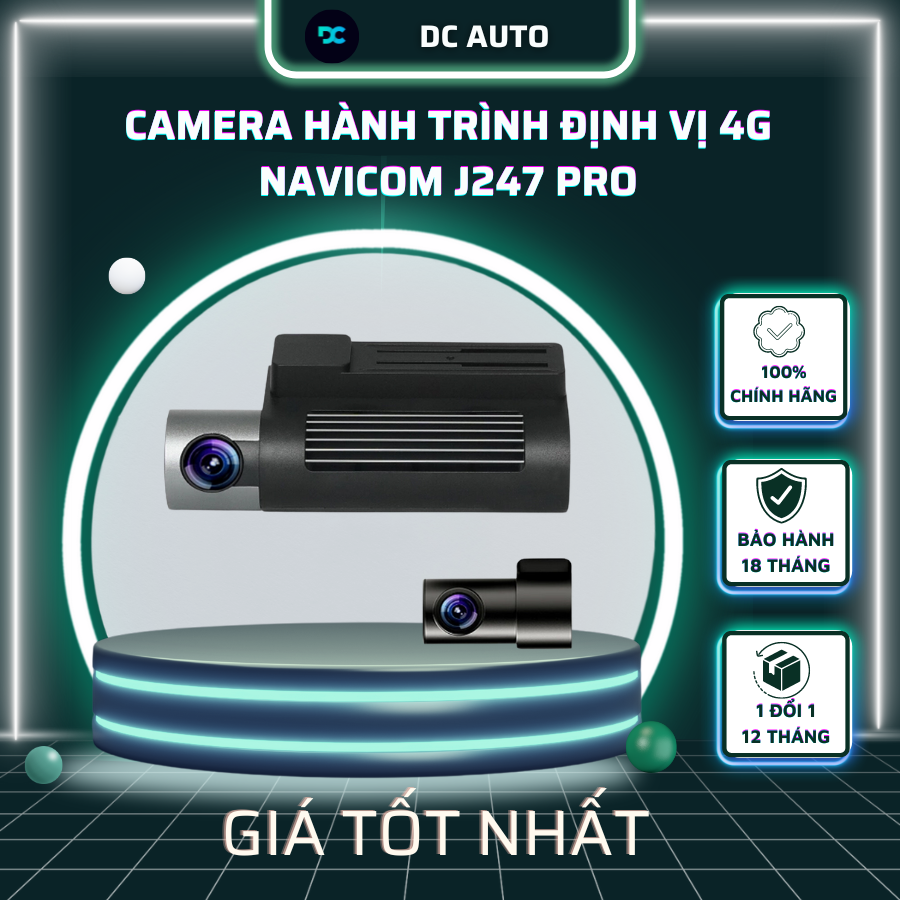 Camera Hành Trình Định Vị 4G Navicom J247 Pro