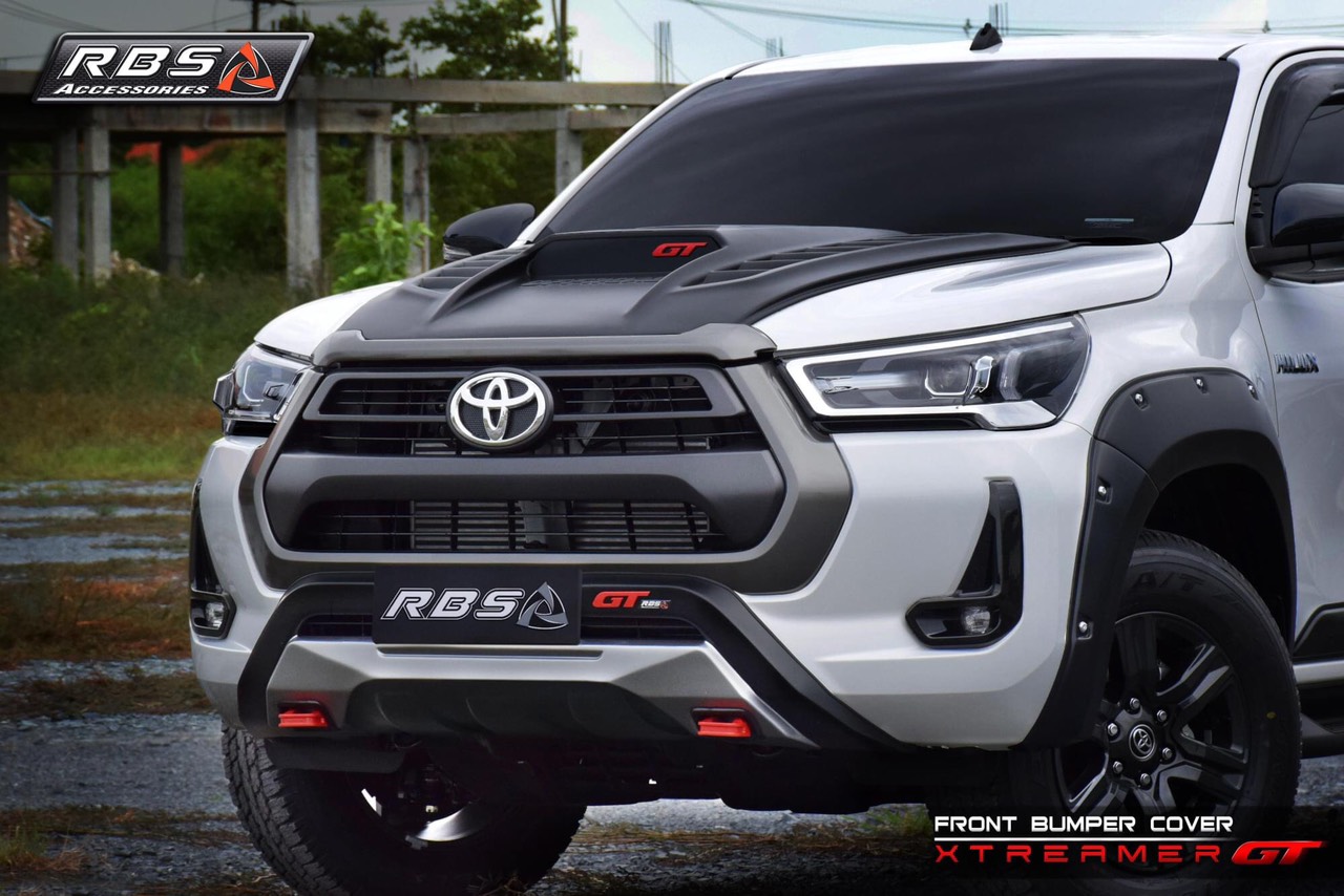 Ốp nắp capo Toyota Hilux