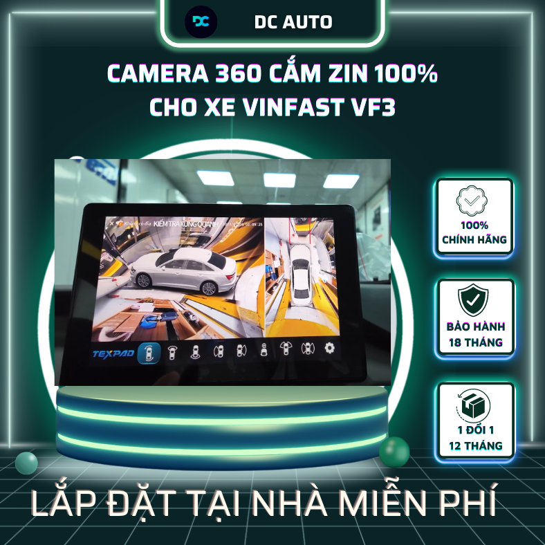 Camera 360 cho Vinfast VF3 | Camera 360 Phù Hợp Nhất Cho VF3