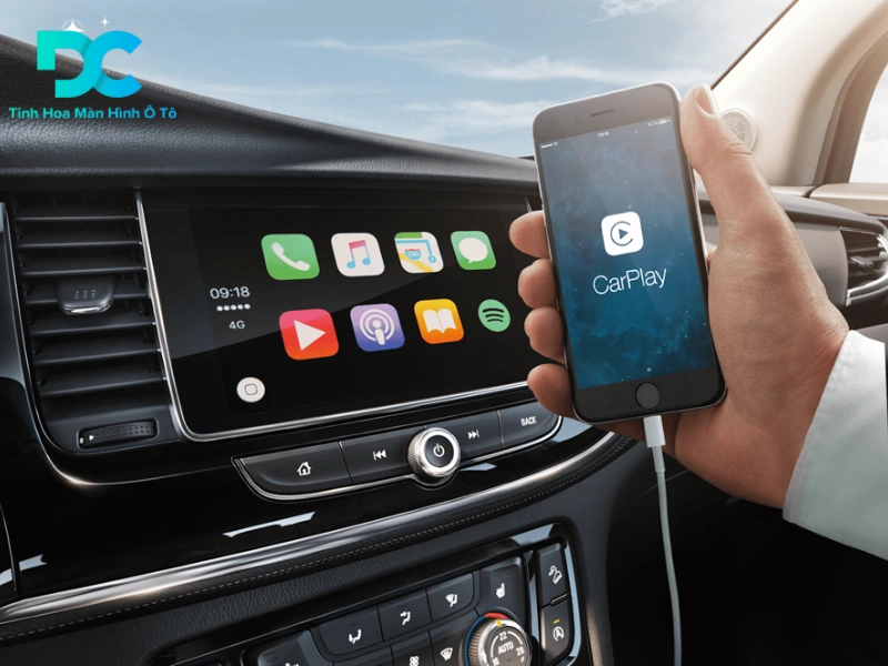 Lắp đặt màn hình ô tô có Apple CarPlay