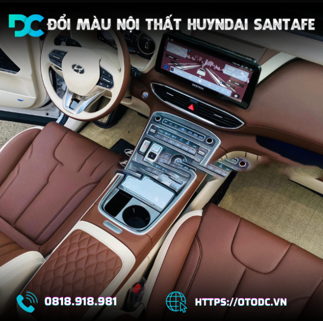 Đổi Màu Nội Thất Hyundai Santafe: Làm Mới Xe Với Phong Cách Độc Đáo