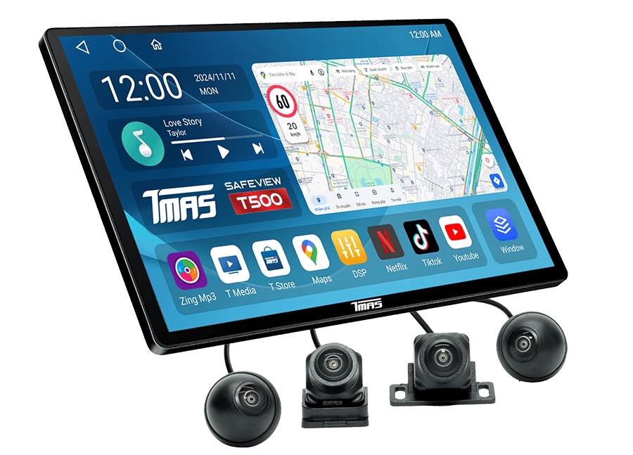 Màn hình Andoid TMAX Safeview T500 PRO 11.5inch ram 4-32GB