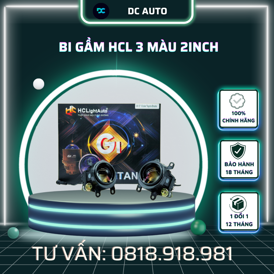 Bi Gầm HCL 3 Màu 2inch