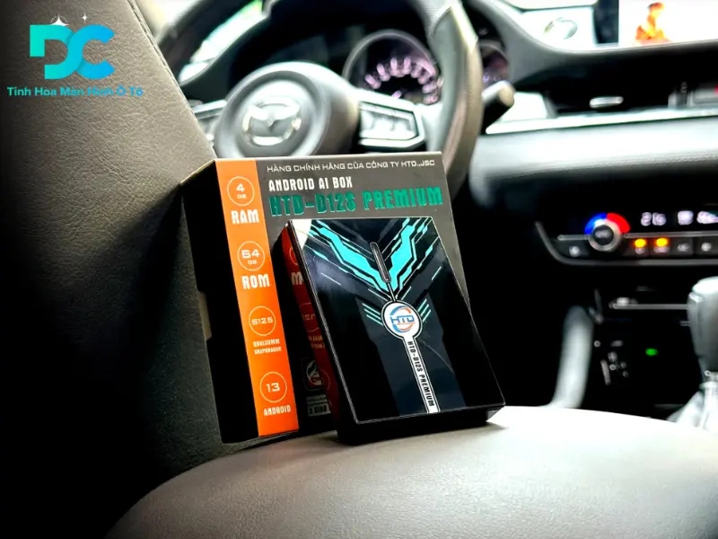 Android box HTD cho ô tô D12 Premium 