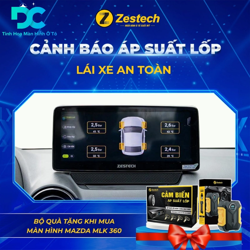 Thông số kỹ thuật của màn hình Zestech Mazda 2 – 2 hệ điều hành có camera 360