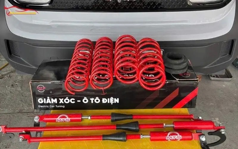 Combo thanh giằng giảm chấn, lò xo cho Vinfast Vf3