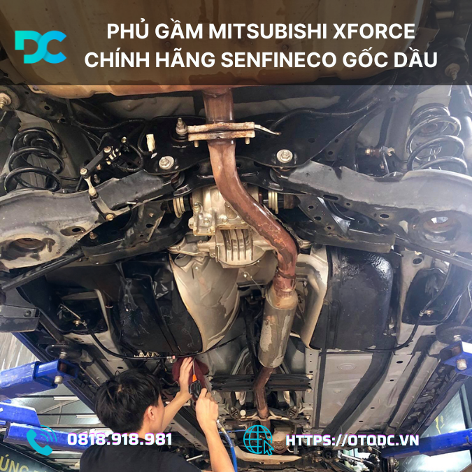 Phủ Gầm Mitsubishi Xforce 2024 Chính Hãng Senfineco Gốc Dầu: Lợi Ích Vượt Trội