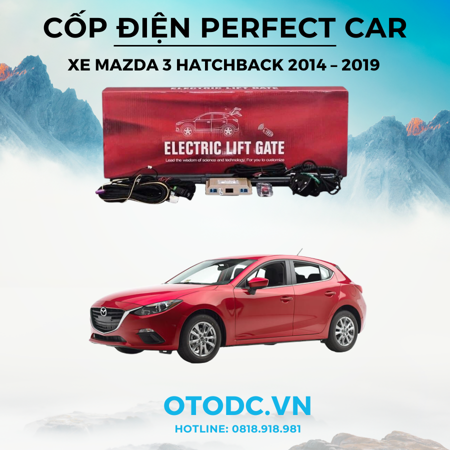 Cốp Điện Xe Mazda 3 Hatchback 2014 – 2019 Chính Hãng Perfect