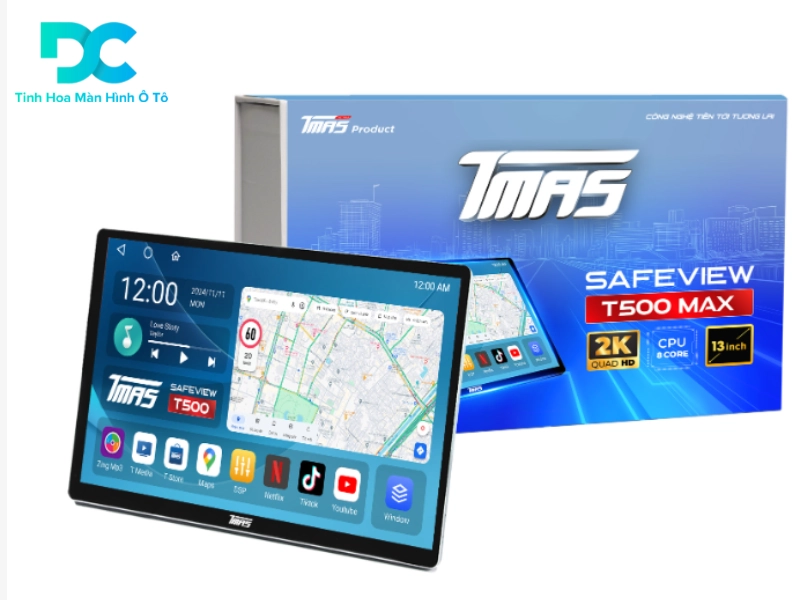 Địa chỉ mua và lắp đặt màn hình TMAS Safeview T500 MAX 13 inch?