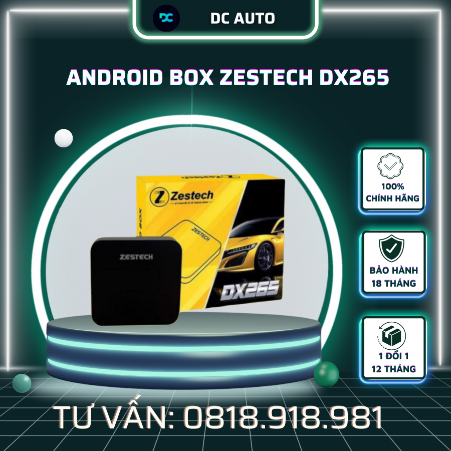 Bộ Android Box Zestech DX265 / DX14 PRO Vietmap S2 