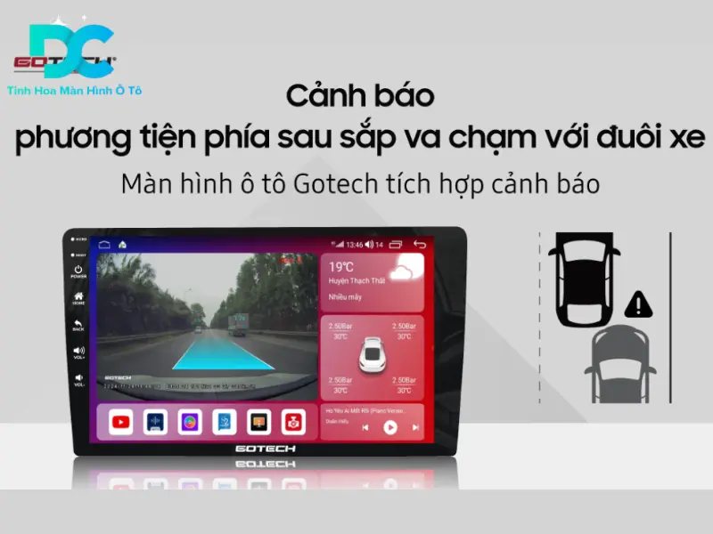 Công nghệ cảnh báo phương tiện phía sau sắp va chạm với đuôi xe