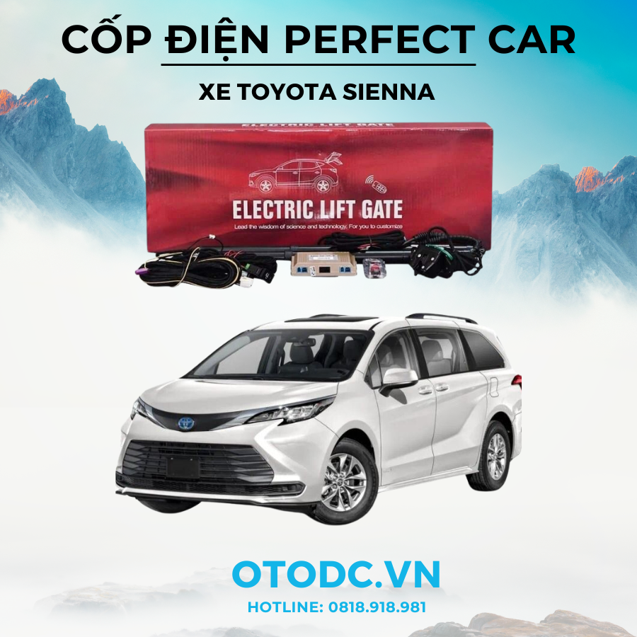Cốp Điện Xe Toyota Sienna Chính Hãng Perfect Car