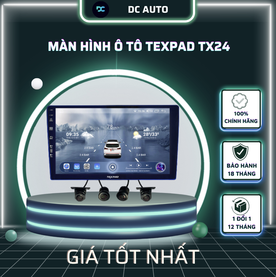 Màn hình ô tô TexPad TX24