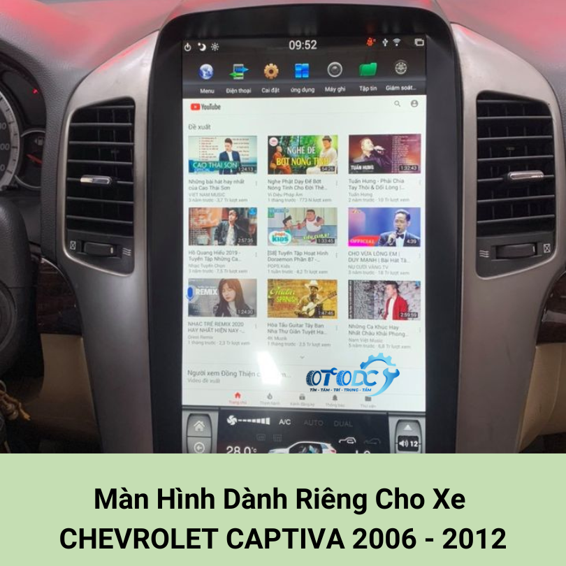 Màn Hình Android TESLA dành cho xe CHEVROLET CAPTIVA 2006 - 2012