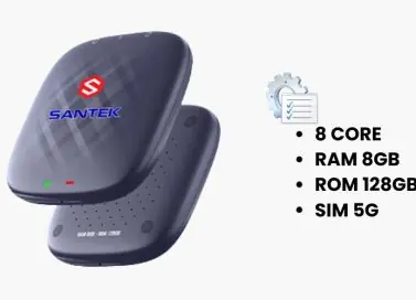 Android Box Santek ST 800 Ram 8GB - Rom 128Gb