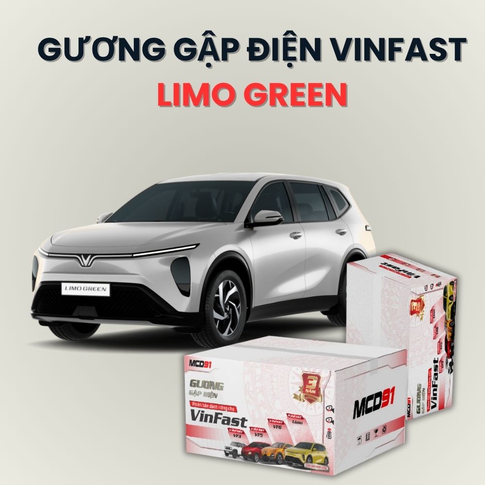 Gương  gập điện lắp zin xe Vinfast LIMO GREEN