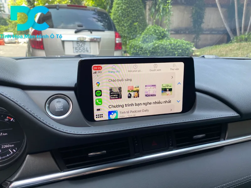Màn hình Apple Carplay/Android Auto không dây cho xe Suzuki